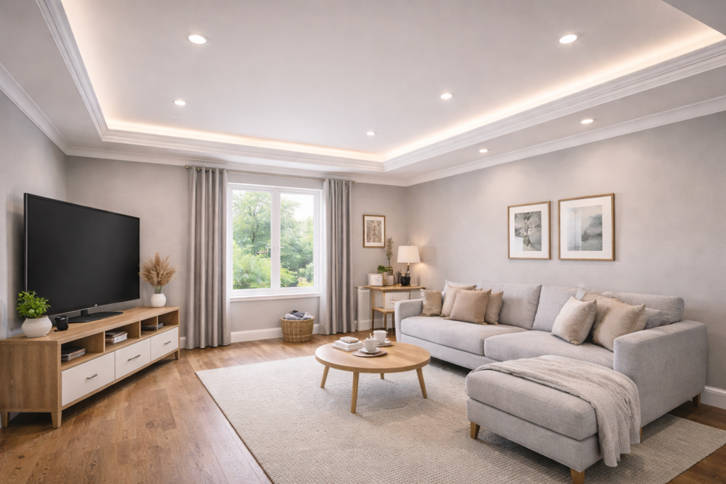 False ceiling work in Bangalore